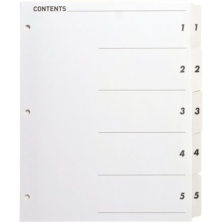 Printable Tab Dividers