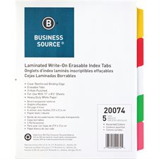 Laminated Tab Dividers