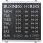 Century Series® Business Hours Sign