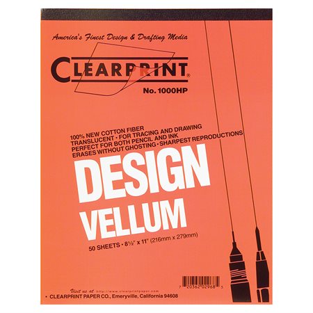 Clearprint Design Vellum Pad