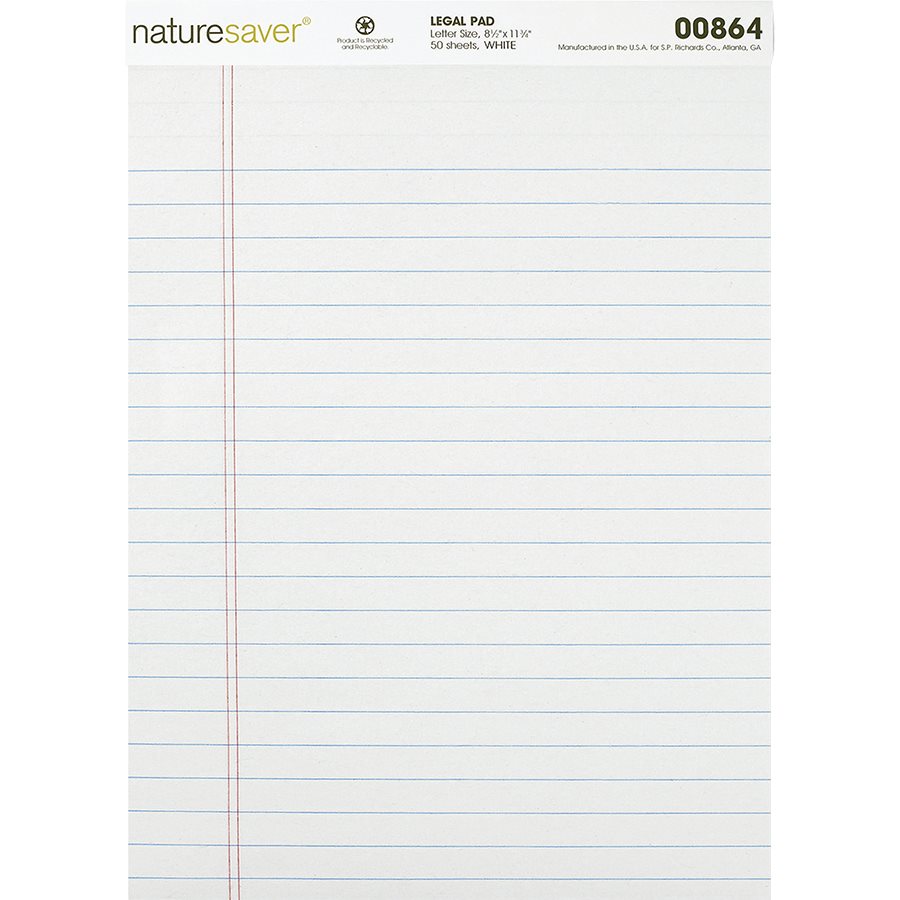 Legal Ruled Note Pads