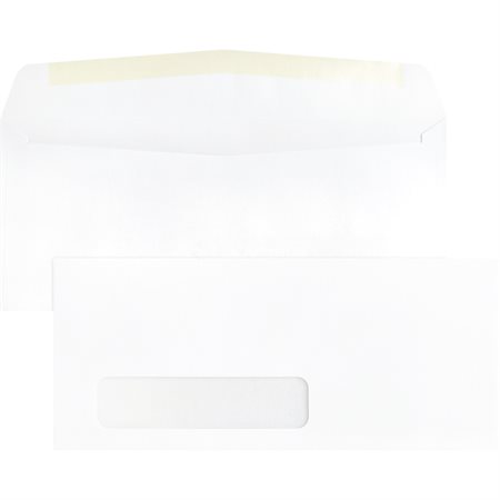 Boite de 500 enveloppes 165x165 patte trapèze blanches 90 g/m² gommées 