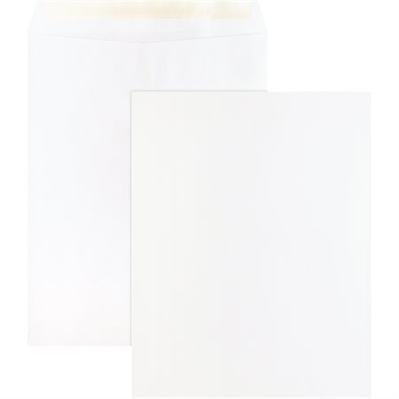 Enveloppe blanche standard Avec fenêtre. #10, 4-1 / 8 x 9-1 / 2 po. (bte  500)