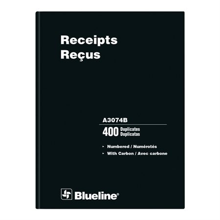 Numbered Receipt Book