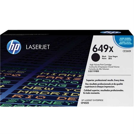 Cartouche de toner à haut rendement HP 649X