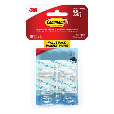 Command™ Adhesive Mini-Hooks