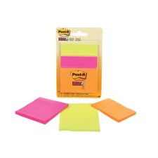 Feuillets super collants Post-it® - collection coup de pouce