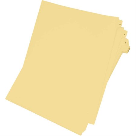 Alphabetical Legal Exhibit Tab Dividers