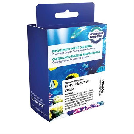 Remanufactured Ink Jet Cartridge (Alternative to HP 45A)