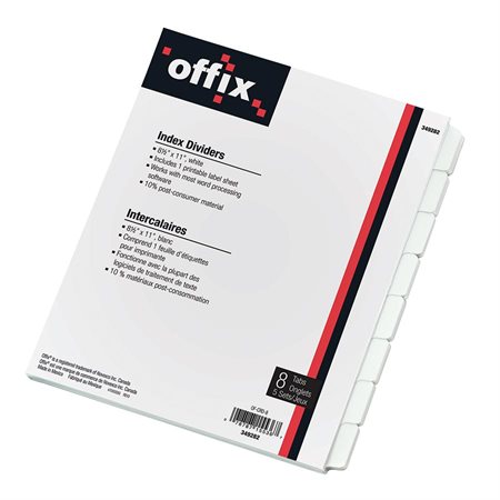 Intercalaires blancs Offix®