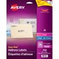 Étiquettes d'adresse transparentes Easy Peel®