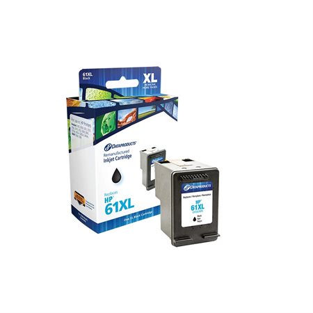 Remanufactured High Yield Ink Jet Cartridge (Alternative to HP 61XL)