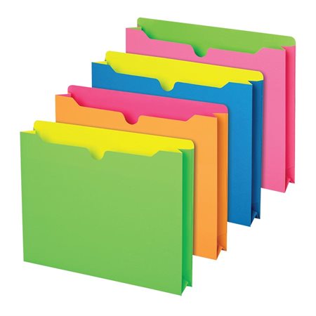 Pochette de classement fluo