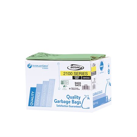 Biosak® 2100 Series Biodegradable and Compostable Garbage Bags