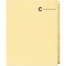 Offix® Alphabetical Litigation Index Dividers