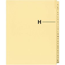 Offix® Alphabetical Litigation Index Dividers