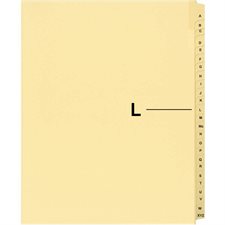 Offix® Alphabetical Litigation Index Dividers