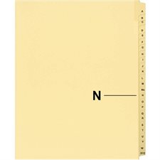 Offix® Alphabetical Litigation Index Dividers