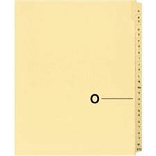 Offix® Alphabetical Litigation Index Dividers