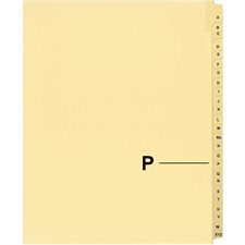 Offix® Alphabetical Litigation Index Dividers