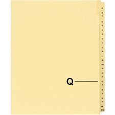 Offix® Alphabetical Litigation Index Dividers