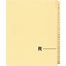 Offix® Alphabetical Litigation Index Dividers