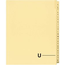 Offix® Alphabetical Litigation Index Dividers