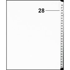 Offix® Numerical Litigation Index Dividers