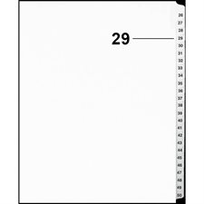 Offix® Numerical Litigation Index Dividers