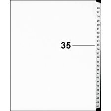 Offix® Numerical Litigation Index Dividers