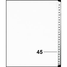 Offix® Numerical Litigation Index Dividers