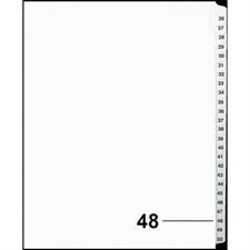 Offix® Numerical Litigation Index Dividers