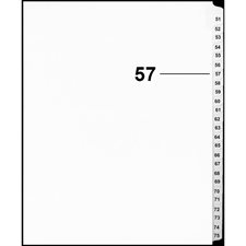 Offix® Numerical Litigation Index Dividers