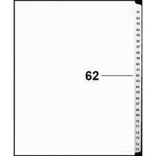 Offix® Numerical Litigation Index Dividers