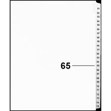 Offix® Numerical Litigation Index Dividers