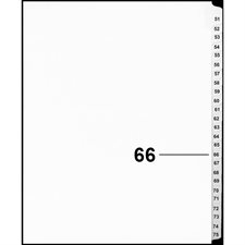 Offix® Numerical Litigation Index Dividers