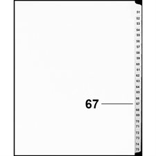 Offix® Numerical Litigation Index Dividers