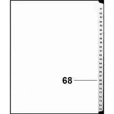 Offix® Numerical Litigation Index Dividers