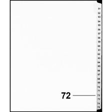 Offix® Numerical Litigation Index Dividers