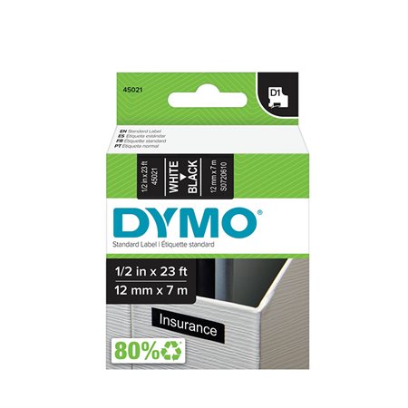 Cartouches D1 pour étiqueteuses Dymo®