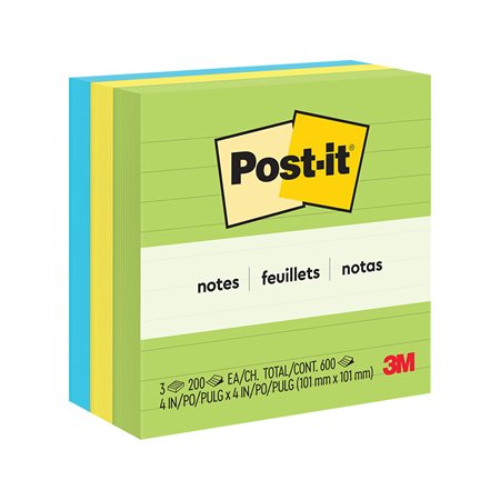 Feuillets originaux Post-it® - collection paradis floral