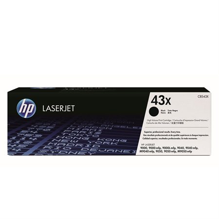 HP 43X High Yield Toner Cartridge