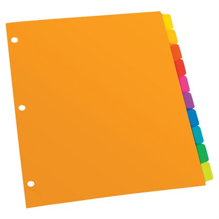 Poly Plain Tab Dividers