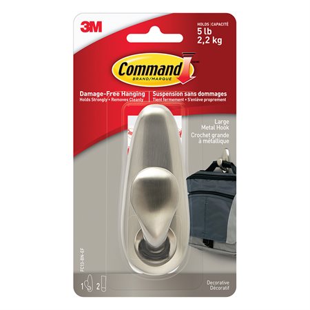 "Command" large metal hook