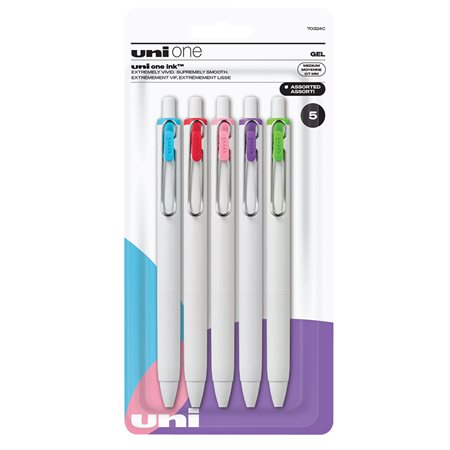 One Retractable Gel Pens