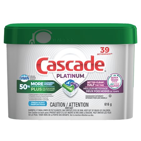 Cascade Platinum Dishwasher Detergent ActionPacs