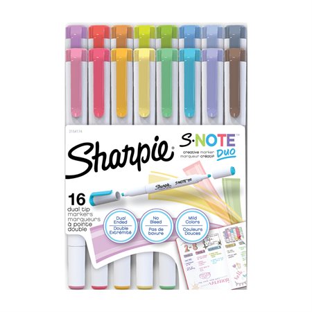 Sharpie S-Note Dual Tip Markers