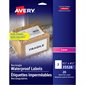 Avery Rectangle Waterproof Film Labels