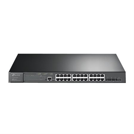 Commutateur Jetstream 24 ports Gigabit et 4 ports 10GE SFP+ L2+ gérés avec 24 ports PoE+