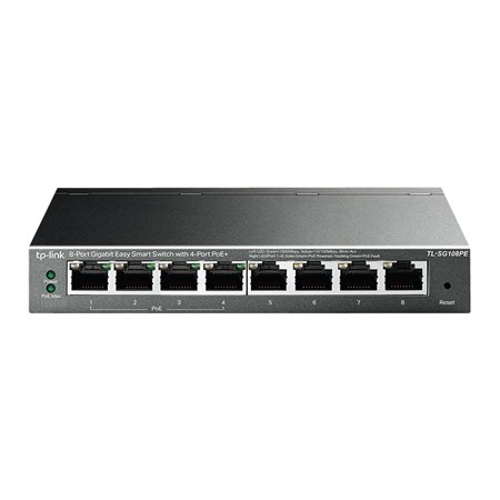 Commutateur intelligent 8 ports Gigabit avec 4 ports PoE